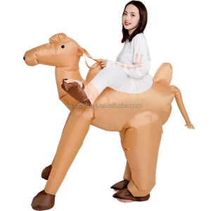 Costume gonflable de chameau amusant pour adulte, pantalon de costume de <span class=keywords><strong>mannequin</strong></span> de dessin animé, accessoires d'ambiance pour animaux à monter - Product Image 3