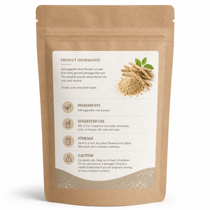 High Quality Adult Ashwagandha Powder <b>Supplement</b> Zinc Vitamin D3 Magnesium L-Theanine for Immune Support Memory Sleep (500g) - Product Image 6
