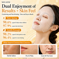 Masque éclaircissant à la vitamine C, marque privée, biologique, végétalien, à base de plantes, ingrédients naturels, formule de soin quotidien, ensemble de produits de beauté