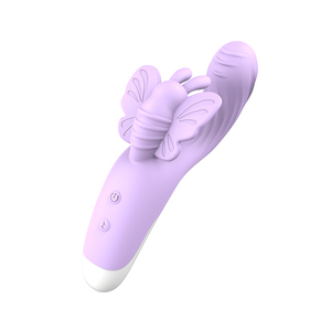 Giocattoli sessuali per adulti vibratore dildo 3 in 1 a testa doppia 10 modalità vibratorie gspot stimolazione clitoridea per donna o coppie per divertimento - Product Image 1