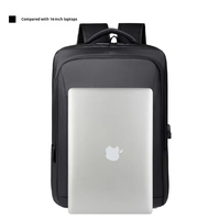 Mochila Personalizada para Computadora Portátil, Impermeable, para Uso Diario y al Aire Libre, con Forro de Poliéster Resistente, Cierre de Cremallera y Puerto USB