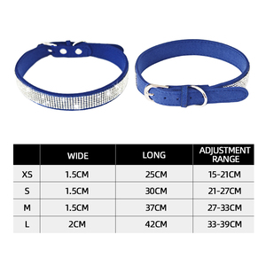 <span class=keywords><strong>Collar</strong></span> de Perro Ajustable de Gamuza Brillante al por Mayor - Product Image 3