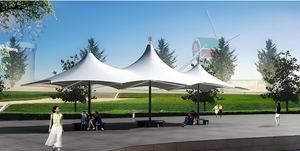 Tettoia per Ufficio in Cantiere, Unità in Acciaio Leggero Tensionato con Servizi di Saldatura e Taglio per Zone di Benessere dei Lavoratori - Product Image 5