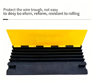 Protector de Cables para Tráfico, Ranura de Goma PVC para Cables, <span class=keywords><strong>Reductor</strong></span> de Velocidad, Placa de Presión, <span class=keywords><strong>Reductor</strong></span> de Goma para Cables - Product Image 3