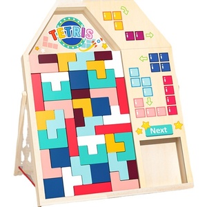 Jeu de puzzle en bois 3D pour tout-petits, jouet éducatif Montessori 0-24 mois, développement de la pensée spatiale et de la résolution de problèmes, cadeau sûr et non toxique - Product Image 5