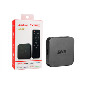 Boîtier Smart TV U16 4K UHD OTT Quad Core Allwinner H313 Android 10 OS Free ODM/OEM avec télécommande vocale IR - Product Image 2