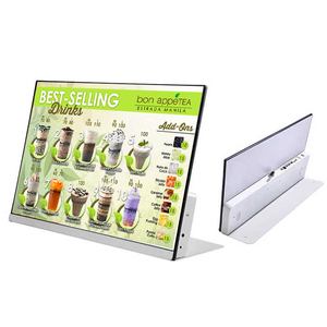 Bán trực tiếp kinh tế bảng Top điện tử biển 700 nits kỹ thuật số màn hình menu Máy nghe nhạc quảng cáo cho trung tâm mua sắm sân bay - Product Image 1