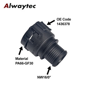 VDA冷却水冷却液快速连接器汽车塑料散热器冷却液配件，用于模制冷却液软管曲轴箱通气管 - Product Image 3