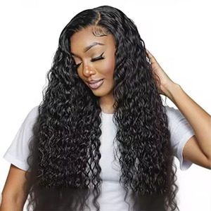 羽毛尖头钩针编织松散波浪状人发束，预分离预打结，原生羽毛钩针编织，100% 深层波浪渐变色 - Product Image 6