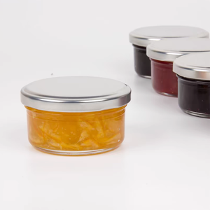 Empty Glass Food Storage Jars Containers With Airtight Tinplate Lid Kitchen Food Containers ForJam Spice Bird's <strong>Nest</strong> - Product Image 5