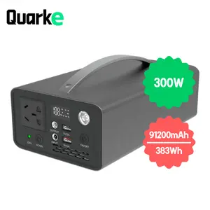 Harga kompetitif Mini 300W semua dalam satu 91200mAh 383wh Generator seluler portabel stasiun daya surya