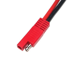 Kabel daya konektor SAE hijau merah kustom dengan 2 Pin SAE peluru - Product Image 3