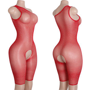 Visnet-bodysuits Exotische nachtleven-danskleding Clubkleding Dansers Hoogwaardige stripperoutfits Groothandelcollectie Bikini op maat - Product Image 1