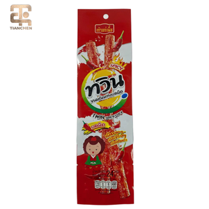 Custom LOGO Gravure Printed Mylar Zip Lock <b>Bag</b> with Window Moisture Proof Food Grade Plastic Packaging for Spicy Strips - Product Image 6