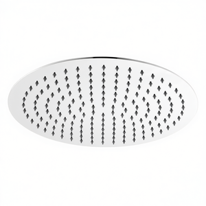 Cabezal de Ducha Redondo Ultra Delgado de Acero Inoxidable, 200 mm de Diámetro, Tipo Lluvia, Montado en el Techo - Product Image 3