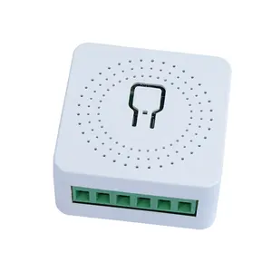 16A Tuya akıllı WiFi anahtarı 2 yollu kontrol kablosuz Interruptor elektrik devresi destekler anahtar modülü Mini devre kesici