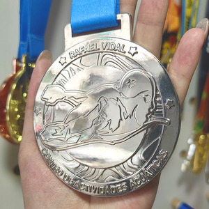 Fabricant Free Design Gold Silver Bronze Award Medal Natation Finisher Sports Metal Medals - Product Image 1