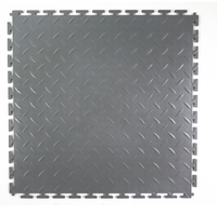 Jianer Hochbelastbare 5mm-7mm Ineinandergreifende PVC-Garagenbodenfliesen Rutschfest Ölbeständig Werkstatt-Lagerhaus-Bodenbelag