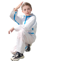Combinaison de sécurité personnalisée Combinaison PP microporeuse pour enfants Combinaisons de protection PP jetables