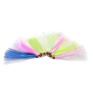 Señuelos de Pesca Personalizados de 11 cm, Señuelos de Mylar con Cola de Pluma, Señuelos de Pesca de Lingueta, Señuelos de Pesca de Flounder, Señuelos de Tubo - Product Image 5