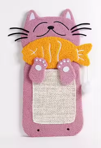 Toptan çin üretici gerçekçi kedi tırmalama ped kaymaz Polyester duvar koruyucu interaktif Pet hareketi oyuncak - Product Image 5