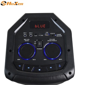 Nhà Máy khuyến mãi bán 6.5 inch xách tay nhựa RGB LED chiếu sáng loa có thể sạc lại với 3.7V và 1200mAh AUX thông tin liên lạc - Product Image 5