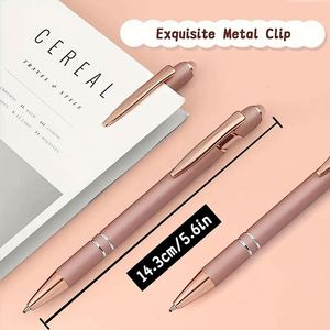 Stylets pour écrans tactiles, lot de 6, or rose, inspirants, pointe moyenne 1,0 mm, stylos à bille, cadeaux pour infirmières - Product Image 3