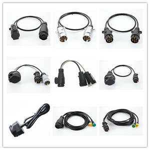 Conector de remolque de 7 pines <span class=keywords><strong>para</strong></span> coche, Conector de riel de acero inoxidable, estilo europeo - Product Image 2