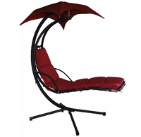 Chaise longue suspendue, support d'arc, porche, hamac, auvent, extérieur, balançoire, lit de rêve
