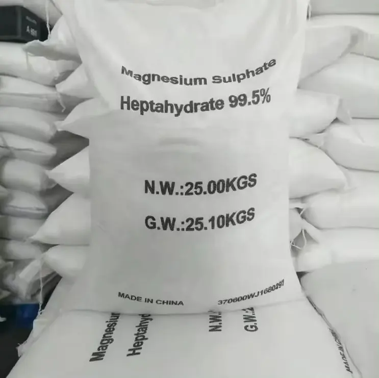 Venta caliente Agricultura Cultura sulfato de magnesio Sulfato de magnesio Heptahidrato99 %