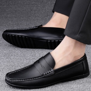 Mocasines de Hombre con Suela Suave, Microfibra, Color Blanco y Negro, Forro de Malla, Plantilla de EVA, para Todas las Temporadas - Product Image 6