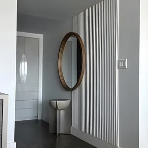 Paneles <span class=keywords><strong>de</strong></span> Pared Acústicos <span class=keywords><strong>de</strong></span> <span class=keywords><strong>Madera</strong></span> <span class=keywords><strong>de</strong></span> PVC <span class=keywords><strong>de</strong></span> Alta Calidad, Populares en Europa, <span class=keywords><strong>de</strong></span> 2400x600 mm, Color Blanco, <span class=keywords><strong>3</strong></span> Lados, para Decoración - Product Image 6