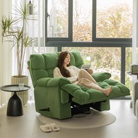 Fauteuil de détente électrique multifonctionnel de luxe moderne, fauteuil de première classe pour salon et salle à manger