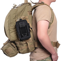 Bolsa Táctica Impermeable de Nylon 1000D con Logotipo Personalizado AYPPRO, Bolsa de Cintura EDC MOLLE Cortada con Láser, Bolsa para Teléfono para Ciclismo y Senderismo