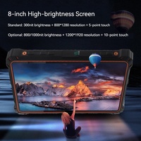 Tableta Industrial Resistente con Sistema Operativo Android 13, 8 Pulgadas, IP67, Resistente al Agua, al Polvo y a los Golpes, para Trabajo de Campo