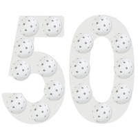 Fabricant de pickleball 40 trous de vente directe pour l'extérieur équipement de floorball d'entraînement et de compétition