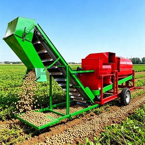 Machine à récolter les arachides montée sur tracteur, ramasseur d'arachides pour les exploitations agricoles à grande échelle - Product Image 1