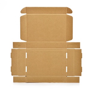 Çevre dostu baskı logosu Kraft 7x5x2 kargo posta gönderim kutusu özel oluklu karton kutular ambalaj - Product Image 3
