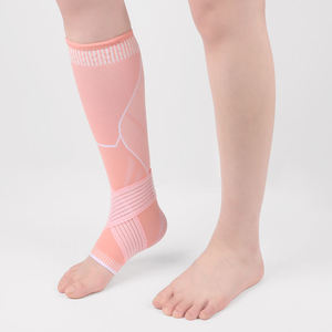 Protector de Espinilleras de Fútbol Tejido, Antideslizante, Soporte de Tobillo, Compresión de Pantorrilla con Correas para Fútbol - Product Image 5