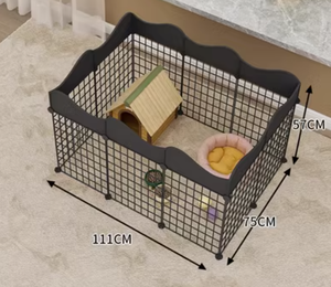 Gato grande para el interior del hogar Hecho en China PET Alambre plegable Perro Hurón Hábitat Jaula y jaula Material de metal - Product Image 5