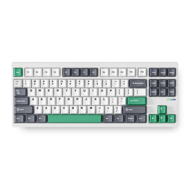 MCHOSE GX87 aluminum custom mechanical keyboard finished three-mode full-key hot-swappable keyboard