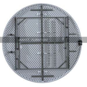 6ft Nhựa Trắng Gấp Bàn Tròn Bán Buôn - Product Image 2