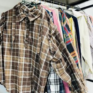 Camisa a Cuadros Vintage al por Mayor, <span class=keywords><strong>Ropa</strong></span> <span class=keywords><strong>Retro</strong></span> para Hombre, Estilo Informal, de Alta Calidad, Ligeramente Usada, Venta al por Mayor de Fábrica Jackwen EXP - Product Image 3