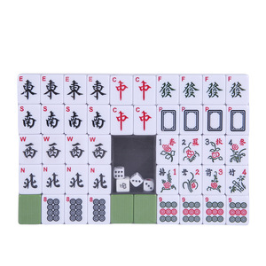 "30mm <b>Mini</b> Travel Mahjong Set with Arabic & English Letters for Gambling <b>Table</b>" - Product Image 1