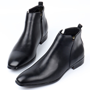 Bottes <span class=keywords><strong>Chelsea</strong></span> pour hommes Bottes tendance à talon et à ceinture Bottes polyvalentes à tête carrée pour hommes - Product Image 3