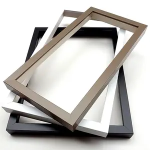 Bulk white 3d deep medal display frame per art Square 12x12 black Shadow Box all'ingrosso con lino