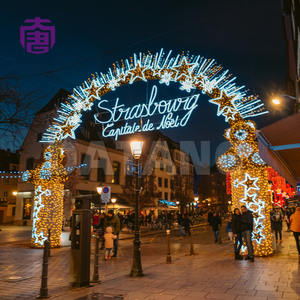 Luces LED de arco personalizadas a prueba de agua IP65 para decoraciones navideñas y de múltiples festivales en interiores/exteriores. - Product Image 4