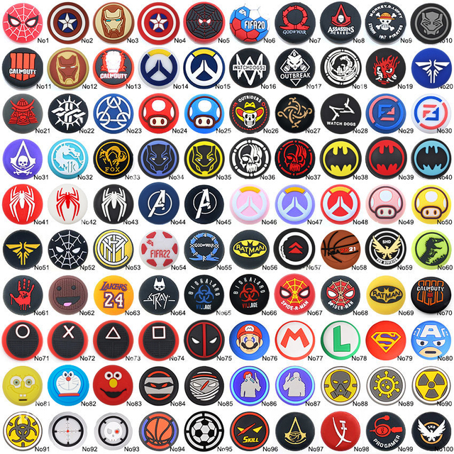 Custom Silicone Controller Thumb Grip Stick Cap Thumbstick Joystick Cover for Xbox/PS4/PS5/Switch 2 Pro Controller Accessories