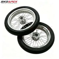 Pneu de moto tout-terrain 100/80-17 130/70-17, pneus de moto tout-terrain résistants à l'usure, ensemble de pneus pour Sur-Ron Ultra Bee, kit de pièces en gros