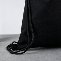 Sac à cordon en toile écologique personnalisable avec logo, pochette de rangement réutilisable pour chaussures, linge et sport